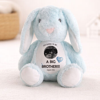 Personalised Big Brother Scan Bunny Plush, 2 of 5