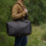 Genuine Leather Boarding Bag For Travelling, thumbnail 4 of 12