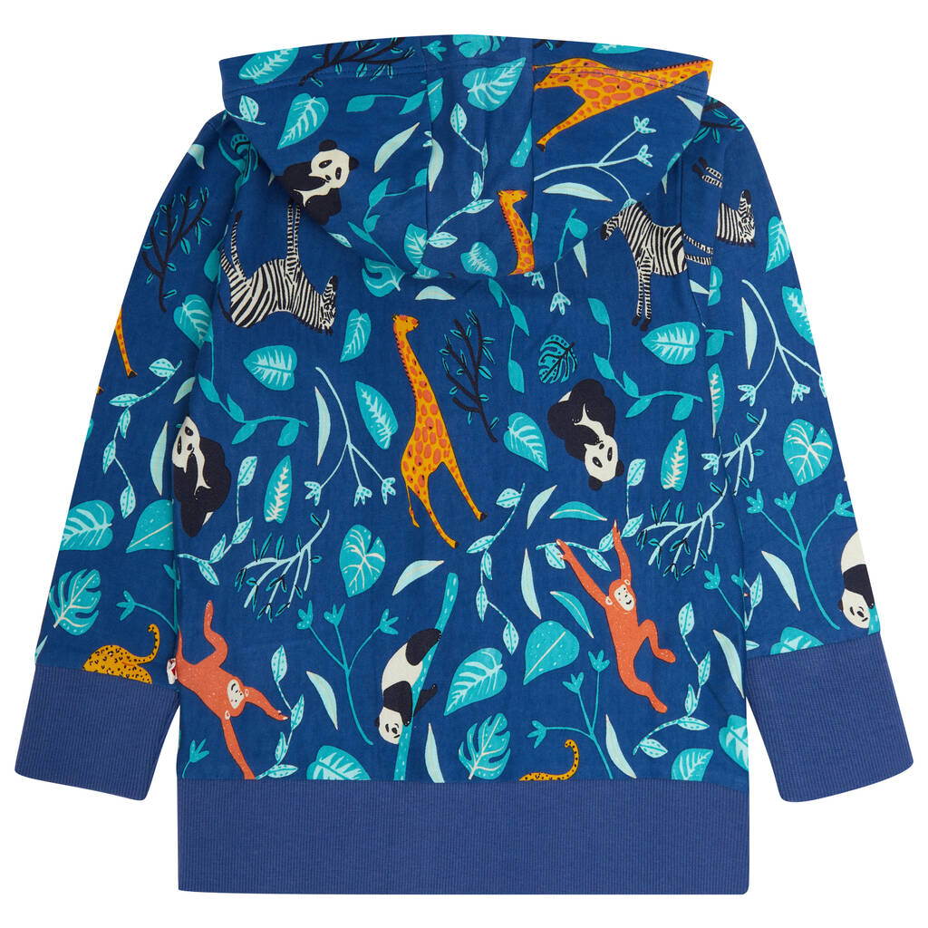 Wildlife Hoodie For Kids By Piccalilly | notonthehighstreet.com