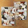 Flock Of Sheep Print A6 Greetings Cards, thumbnail 3 of 7