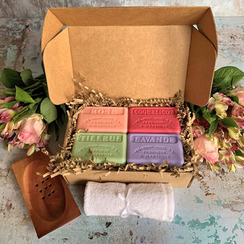 Handmade French Soaps 'Floral' Gift Set, 3 of 6