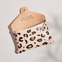 Personalised Pink Leopard Leather Card + Coin Purse, thumbnail 3 of 5