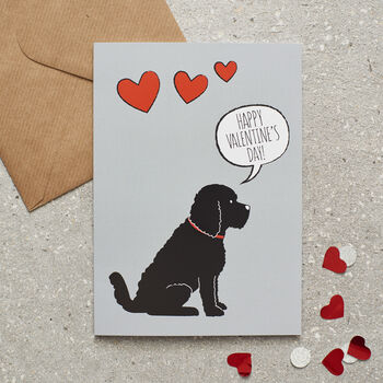 Cockapoo / Labradoodle Valentine's Day Card, 2 of 3
