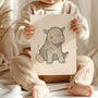 Children's Safari Baby Animal Nursery Wall Art Print, thumbnail 8 of 12