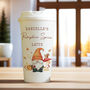 Personalised Autumn Gonk Travel Cup, thumbnail 1 of 3