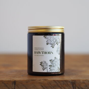 Hawthorn Botanical Soy Candle Hand Poured In Ireland, 3 of 3
