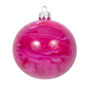 Christmas Molten Glass Bauble Rhodochrosite, 8cm, thumbnail 2 of 2