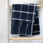 Pure New Wool Windowpane Pram Blankets, thumbnail 1 of 7