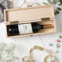 Engraved Wedding Wine Box, thumbnail 4 of 8