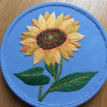 Sunflower Embroidery Kit, 2 of 5