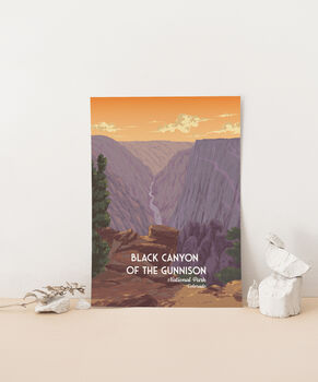 Black Canyon Of The Gunnison National Park USA Print, 3 of 8