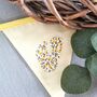 Bunting In Butter Yellow With Ditsy Floral Flowers. Bunting Flags Girls Bedroom, Personalised Baby Room Garland Name Banner, thumbnail 9 of 12