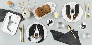 Poppy The Basset Hound Dog Placemat, 2 of 4