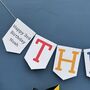 Personalised Three Birthday Banner – 3rd Birthday Party Decoration, thumbnail 2 of 5