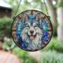 Alaskan Malamute Stained Glass Effect Suncatcher, thumbnail 5 of 6