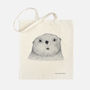 Curious Otter Cotton Tote Bag, thumbnail 1 of 4