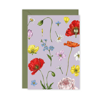 Champ De Fleur Botanical Card Lilac, 2 of 2