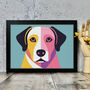 Labrador Dog Geometric Illustration Print, thumbnail 2 of 2