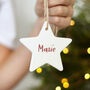 Personalised Christmas Star Decoration, thumbnail 2 of 4
