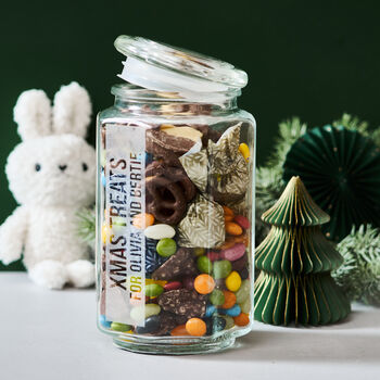 Personalised Childrens Christmas Treat Jar, 4 of 4