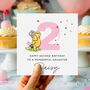2nd Birthday Card Winnie The Pooh Daughter *Fully Personalised, thumbnail 1 of 2
