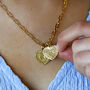 You And Me Personalised Initial Heart Necklace, thumbnail 1 of 8