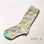 Personalised Fleur Cotton Trio Of Socks In A Box, thumbnail 5 of 11