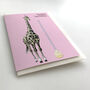 Giraffe Birthday Card, thumbnail 2 of 6