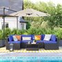 Beige Rotation Large Outdoor Garden Patio Parasol, thumbnail 1 of 7
