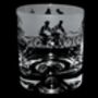 Cyclist's Etched Glass Tumbler, thumbnail 6 of 6