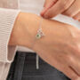 Silver Plated Zodiac And Birthstone Bracelet, thumbnail 1 of 5