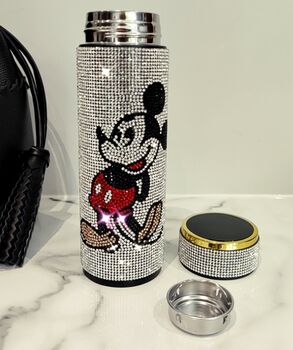 Reusable Disney Water Bottle With Swarovski Crystals, 2 of 3