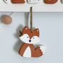 Personalised Children's Name Sign Door Plaque With Fox, thumbnail 3 of 3