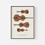 String Section Print | Violin Viola Cello Bass, thumbnail 1 of 8