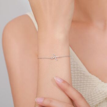 Sterling Silver Scissors Bracelet, 3 of 12
