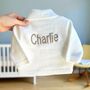 Personalised Baby Cardigan, thumbnail 5 of 6