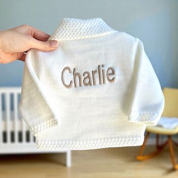 Personalised Baby Cardigan, 5 of 6