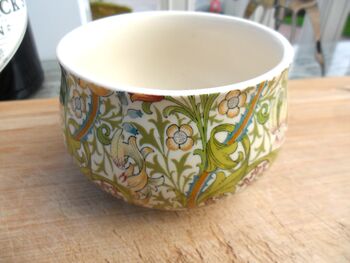 Open Sugar Bowl In William Morris Golden Lily Design, 7 of 8