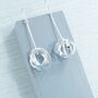 Sterling Silver Gaia Earrings, thumbnail 1 of 5