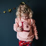 Sparkly Initial And Stars Children's Jumper, thumbnail 3 of 10