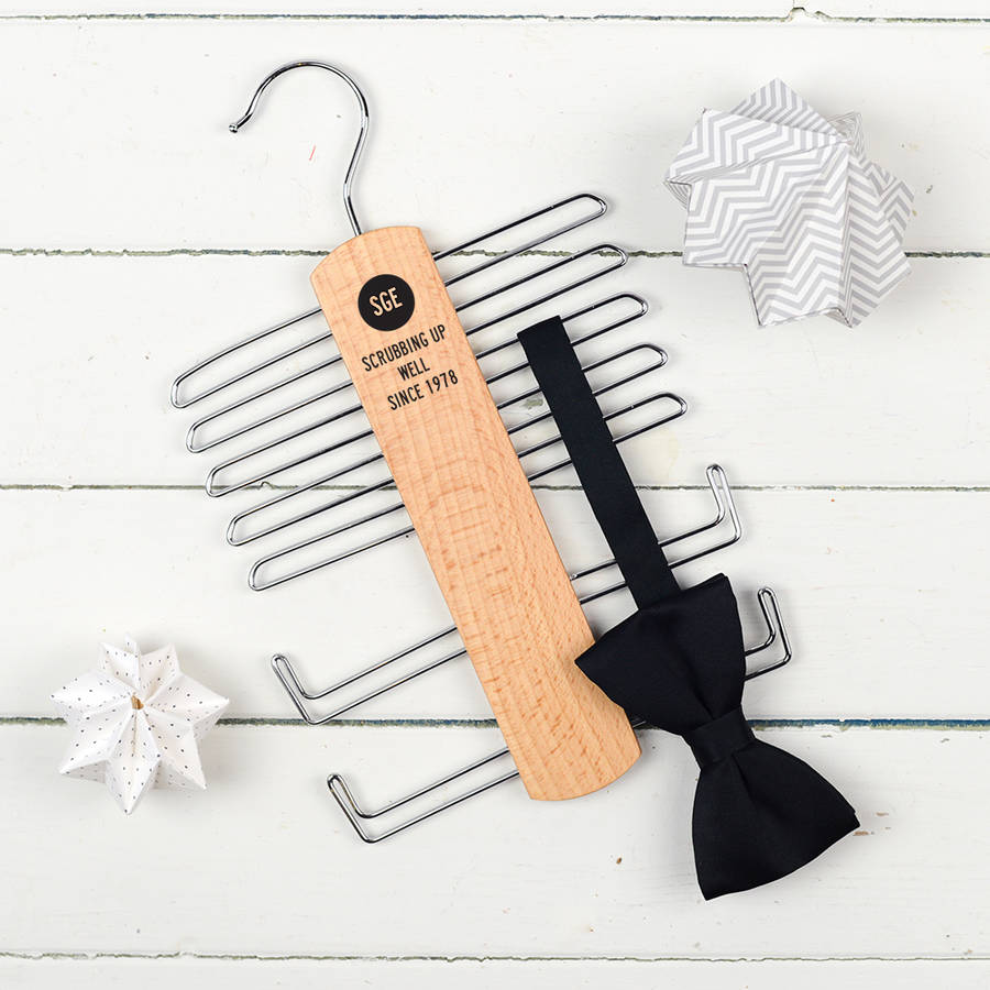 Initialled Tie Rack And Belt Hanger By Delightful Living