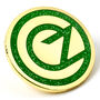 Wicked Oz Logo Pin Badge, thumbnail 2 of 3