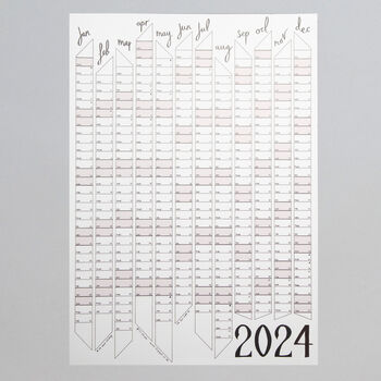 2024 Year Planner B+W, 7 of 8