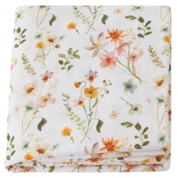 Extra Large Wildflowers Bamboo Muslin, 2 of 3