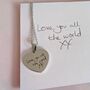 Personalised Handwriting Heart Charm Necklace, thumbnail 8 of 11