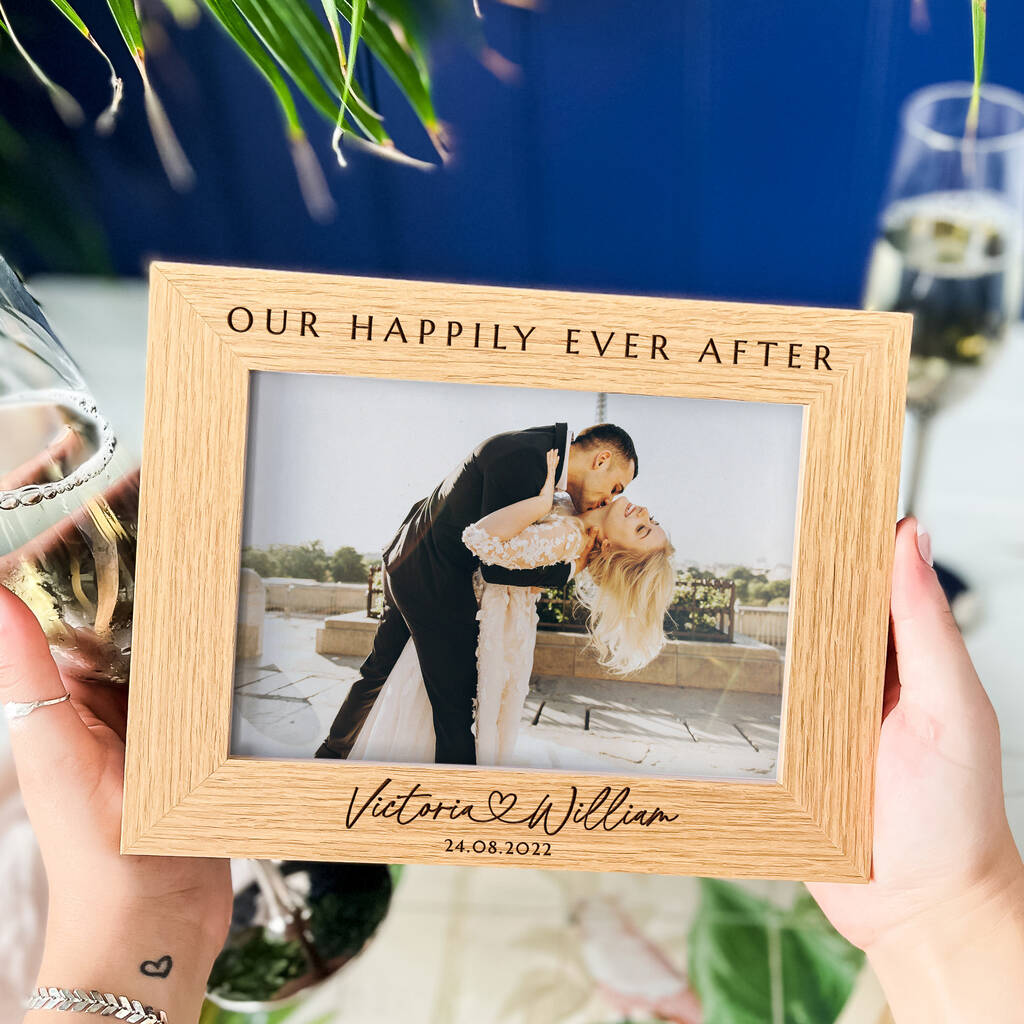 Personalised Wedding Picture Frame Couples Gift, 1 of 10