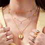 Gold Vermeil Diamond Choker Necklace, thumbnail 1 of 4