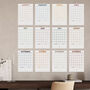 Monthly Wall Planner | 12 Sheets, A3 Or A4 | Minimalist, thumbnail 3 of 3
