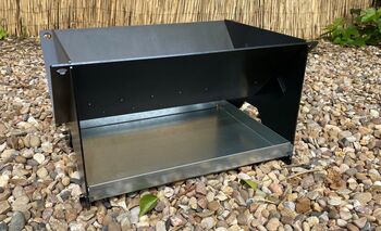 Flat Pack Portable Metal Firepit With Optional Ash Tray, 6 of 9