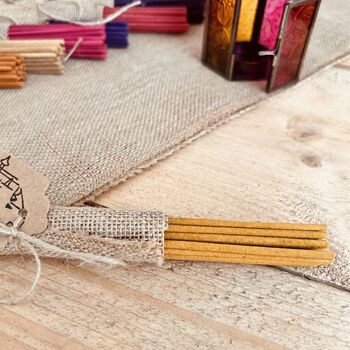 Handmade Fair Trade Indian Incense Joss Sticks, 8 of 12
